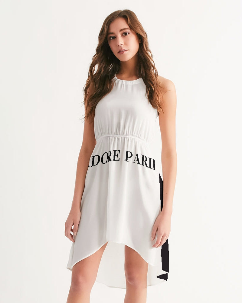 Adore Parii AP 101 Women's High-Low Halter Dress