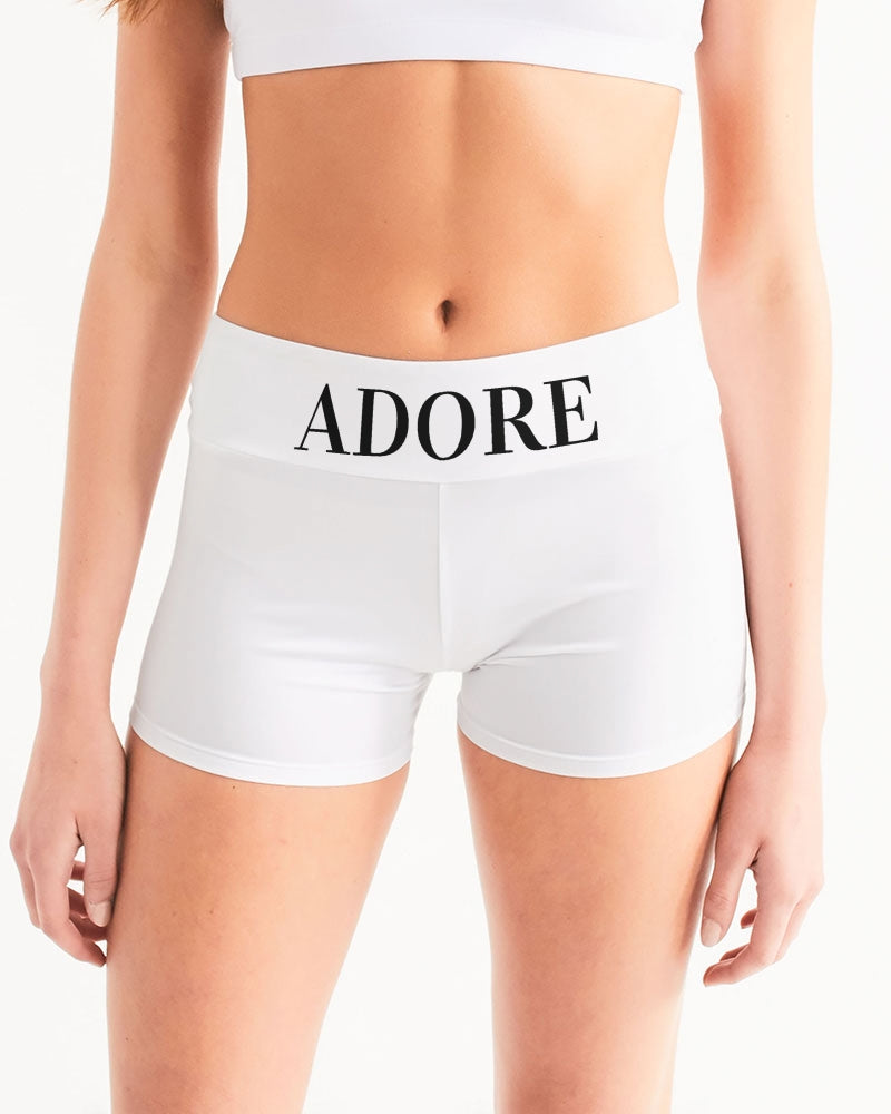 Adore Parii AP 101 Women's Mid-Rise Yoga Shorts