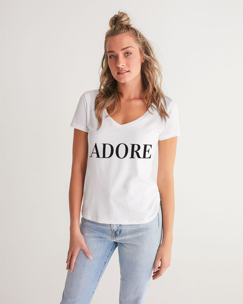 Adore Parii AP 101 Women's V-Neck Tee