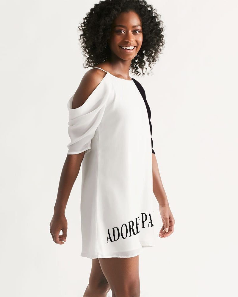 Adore Parii AP 101 Women's Open Shoulder A-Line Dress